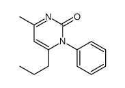 4-methyl-1-phenyl-6-propylpyrimidin-2-one结构式