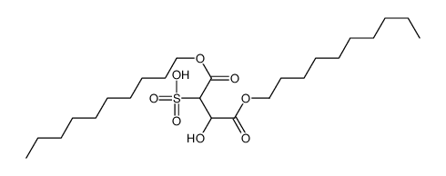 1,4-didecoxy-3-hydroxy-1,4-dioxobutane-2-sulfonic acid结构式