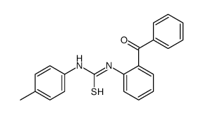1-(2-benzoylphenyl)-3-(4-methylphenyl)thiourea Structure