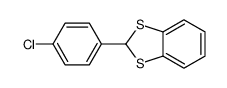 2-(4-chlorophenyl)-1,3-benzodithiole Structure
