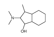 2-(dimethylamino)-3-methyl-2,3,3a,4,5,6,7,7a-octahydro-1H-inden-1-ol结构式