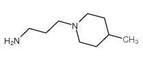 3-(4-甲基哌啶 -1-基)丙烷-1-胺结构式
