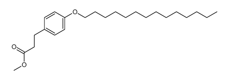 methyl 3-(4-(tetradecyloxy)phenyl)propanoate结构式
