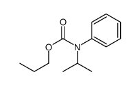 propyl N-phenyl-N-propan-2-ylcarbamate结构式