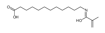 12-(2-methylprop-2-enoylamino)dodecanoic acid Structure
