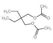 [2-(acetyloxymethyl)-2-ethyl-butyl] acetate structure