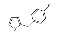 2-(4-氟苄基)噻吩结构式