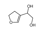 1-(4,5-dihydrofuran-3-yl)ethane-1,2-diol结构式
