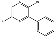2,5-二溴-3-苯基吡嗪结构式