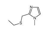 1H-Imidazole,2-[(ethylthio)methyl]-1-methyl-(9CI) Structure