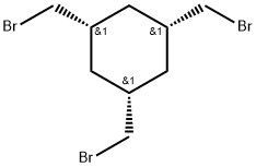 (1S,3S,5S)-1,3,5-三(溴甲基)环己烷结构式