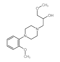 1-methoxy-3-[4-(2-methoxyphenyl)piperazin-1-yl]propan-2-ol Structure