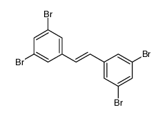 1,3-dibromo-5-[2-(3,5-dibromophenyl)ethenyl]benzene Structure