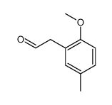 2-(2-methoxy-5-methylphenyl)acetaldehyde Structure