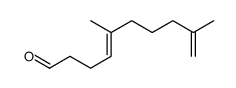 5,9-dimethyl-4,9-decadienal Structure