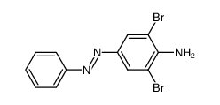 2,6-dibromo-4-phenylazo-aniline Structure