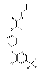 2-[4-(3-Chloro-5-trifluoromethyl-pyridin-2-yloxy)-phenoxy]-propionic acid propyl ester结构式