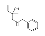1-(benzylamino)-2-methylbut-3-en-2-ol结构式