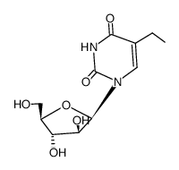 5-Ethyluracil arabinoside Structure