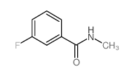 3-氟-N-甲基苯甲酰胺结构式
