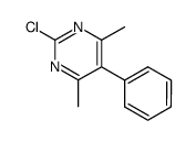 2-chloro-4,6-dimethyl-5-phenyl-pyrimidine Structure