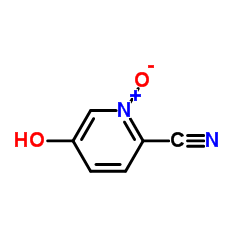 2-Pyridinecarbonitrile,5-hydroxy-,1-oxide(9CI) Structure