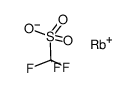rubidium trifluoromethyl sulfonate RbO3SCF3, α Structure