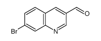7-溴喹啉-3-甲醛结构式