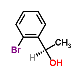 R-1-(2-Bromophenyl)ethanol Structure