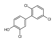 2-chloro-4-(2,5-dichlorophenyl)phenol结构式