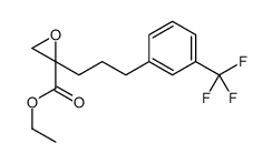 ethyl 2-[3-[3-(trifluoromethyl)phenyl]propyl]oxirane-2-carboxylate Structure