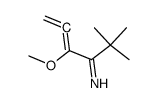 4-methoxy-2,2-dimethyl-4,5-hexadien-3-imine结构式