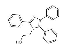 2-(2,4,5-triphenylimidazol-1-yl)ethanol结构式
