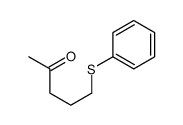 5-phenylsulfanylpentan-2-one结构式