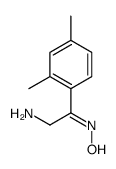 N-[2-amino-1-(2,4-dimethylphenyl)ethylidene]hydroxylamine结构式