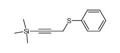 [[3-(trimethylsilyl)-2-propyn-1-yl]thio]benzene Structure