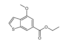 ethyl 4-methoxy-1-benzothiophene-6-carboxylate Structure