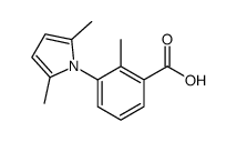 3-(2,5-dimethyl-1H-pyrrol-1-yl)-2-methylbenzoic acid结构式