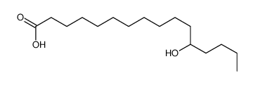 12-hydroxyhexadecanoic acid Structure