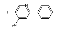 4-氨基-5-碘-2-苯基吡啶结构式