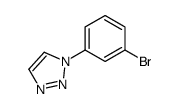1-(3-溴苯基)-1H-1,2,3-噻唑结构式