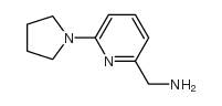 (6-(吡咯烷-1-基)吡啶-2-基)甲胺结构式