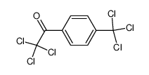 2,2,2-trichloro-1-(4-trichloromethyl-phenyl)-ethanone结构式