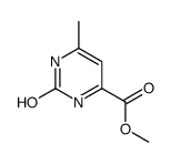2-羟基-6-甲基嘧啶-4-羧酸甲酯结构式