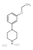 1-(3-乙氧基苯基)-哌嗪双盐酸盐结构式