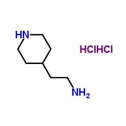 2-(4-Piperidinyl)ethanamine dihydrochloride Structure