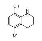 5-bromo-1,2,3,4-tetrahydroquinolin-8-ol Structure