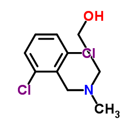 2-[(2,6-Dichlorobenzyl)(methyl)amino]ethanol结构式