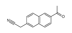 cyanomethyl-2 acetyl-6 naphtalene Structure