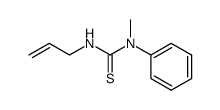 N-Allyl-N'-methyl-N'-phenyl-thioharnstoff Structure